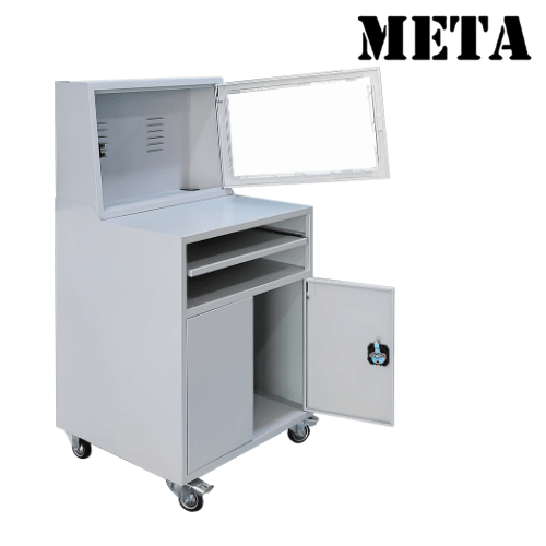 ตู้คอมเหล็ก META MC-2506-WH สีขาว_2